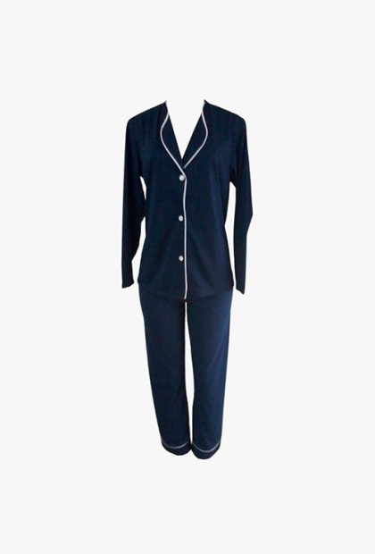 Pijama Feminino Inverno Azul Marinho