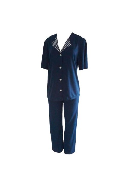 Pijama Feminino Inverno Azul Royal - HARM Pijamas