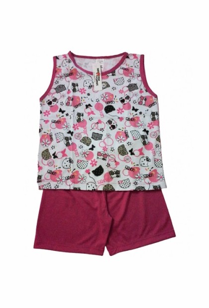 Pijama Infantil Estampa Hello Kitty - HARM Pijamas