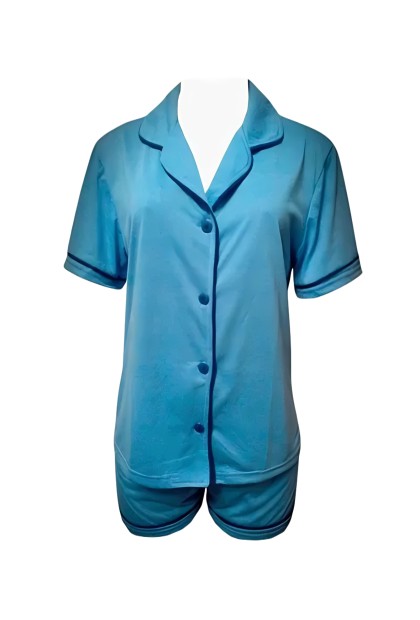 Pijama Feminino Americano Liso - HARM Pijamas