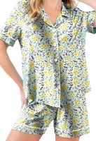 Pijama Feminino Americano Com Estampas - HARM Pijamas