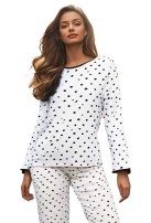 Pijama Feminino Fechado Manga Longa Monse - Atacado HARM Pijamas